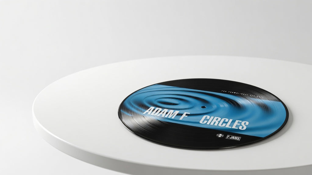 ADAM F - "Circles Coloured Vinyl" - Andy C and Ronni Size remix very limited (not a repress)