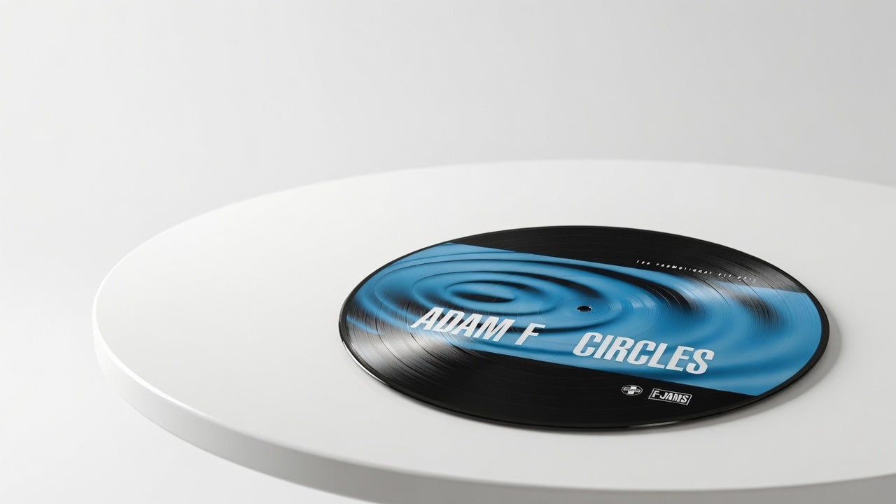 ADAM F - "Circles Coloured Vinyl" - Andy C and Ronni Size remix very limited (not a repress)