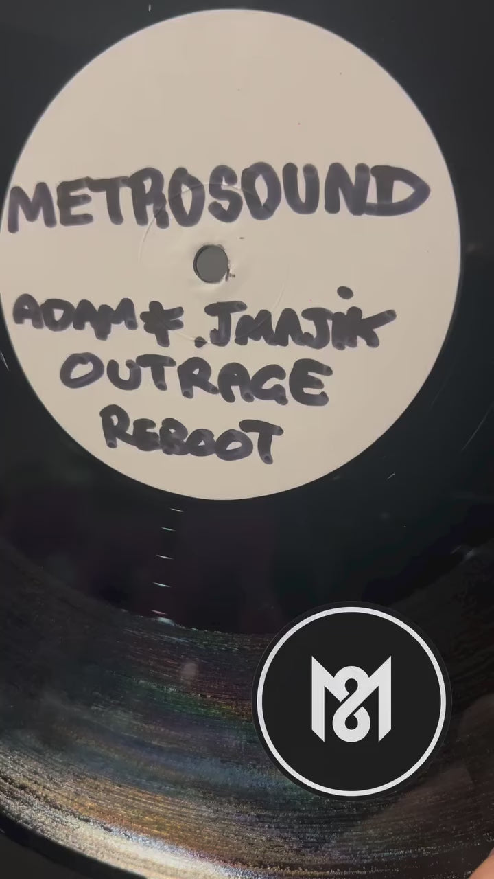 Adam F - METROSOUND  - Adam F, & Outrage & J Majik - Reboot - B side Adam F - 'Jaxx' - Outrage Reboot
